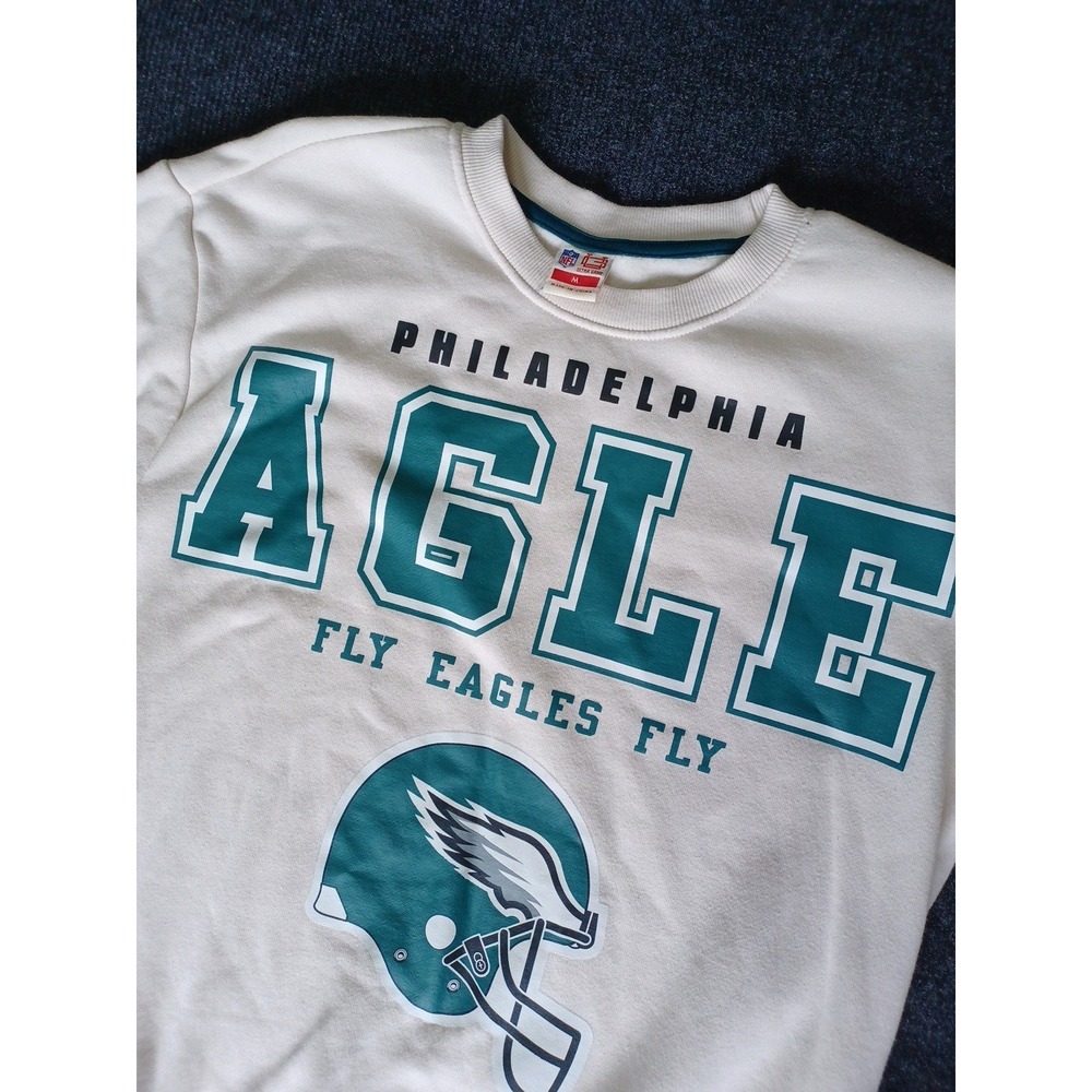 NFL Ultra Game Meduim Philadelphia Eagle Long Sleeve Pullover Sweater